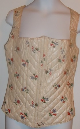 xxM238M Brooklyn Museum 1930s Corset Cover Floral Embroidered